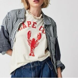 Free People Care FP State Flower Tee NWT